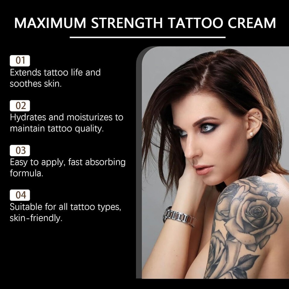 2PCS Tattoo Numibing Cream Gel 20g-Up to 6 Hours Extra Strength for Tattoos