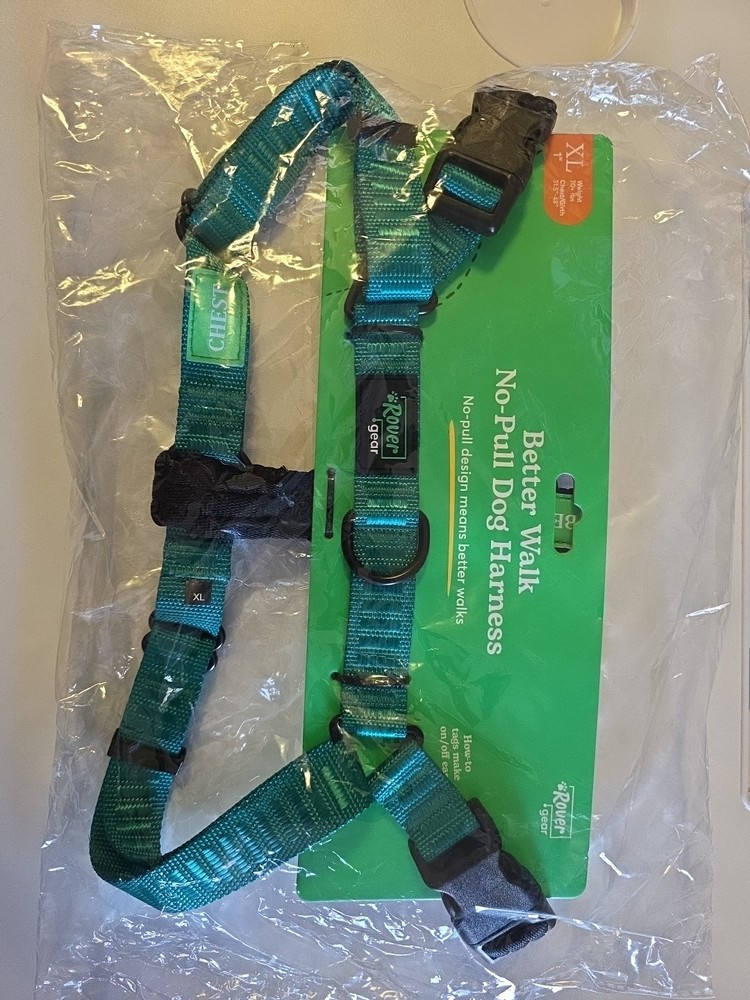 Rover gear Better Walk No-Pull Dog Harness Green XL