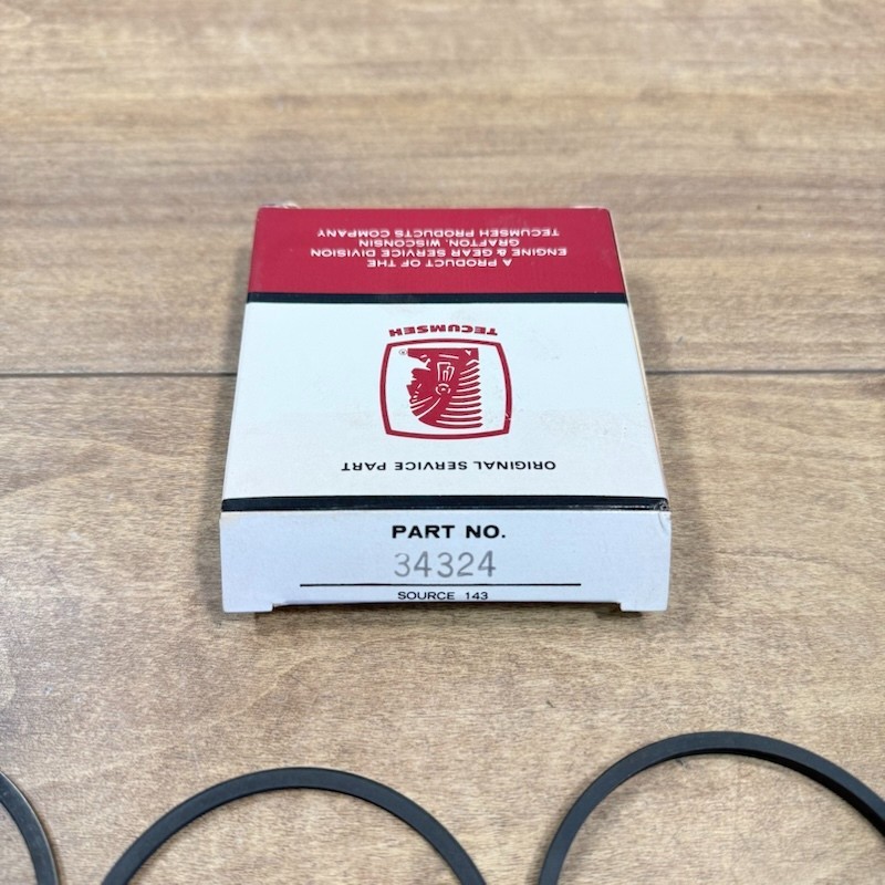 New TECUMSEH OEM NOS PISTON RING SET / 34324