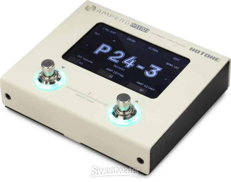 Hotone Ampero Mini Amp Modeler and Effects Processor - Vanilla
