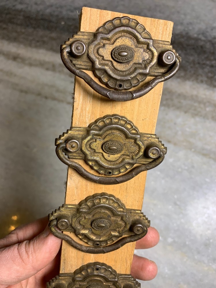 Antique Victorian Drawer Dresser Bureau Handle Handles Pull Pulls Knob Knobs