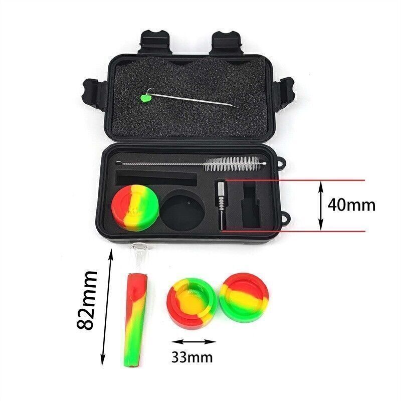 Random Colors Individual Pack Silicone Pipe Set Includes Assorted Accessories