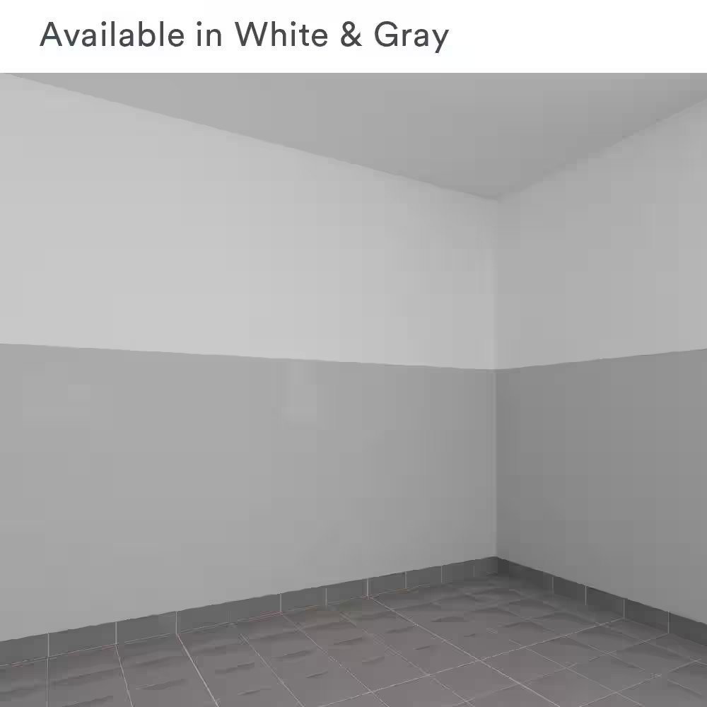 8 Ft PVC Wall&Ceilingboard Panel White (8-Pack)