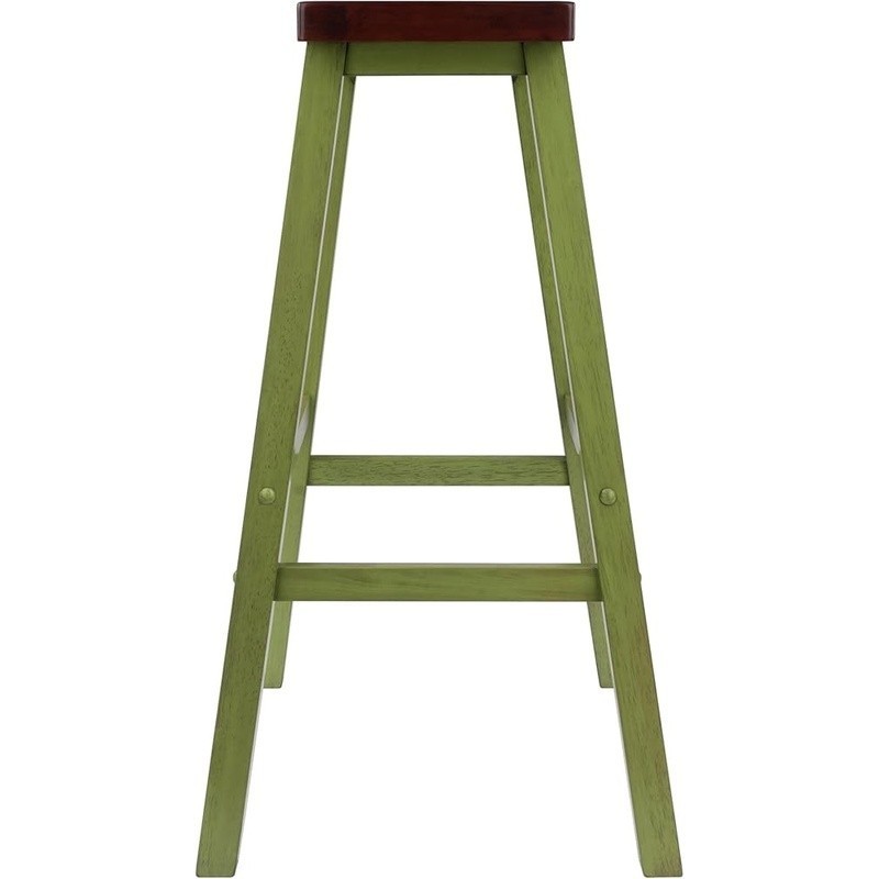 Compact Solid Wood Bar Stool Space Saving Kitchen Furniture Easy Assembly New