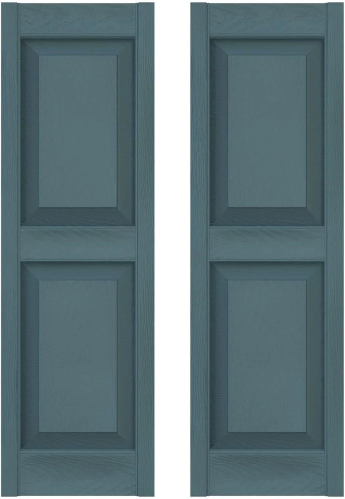 Raised Panel Vinyl Shutters
