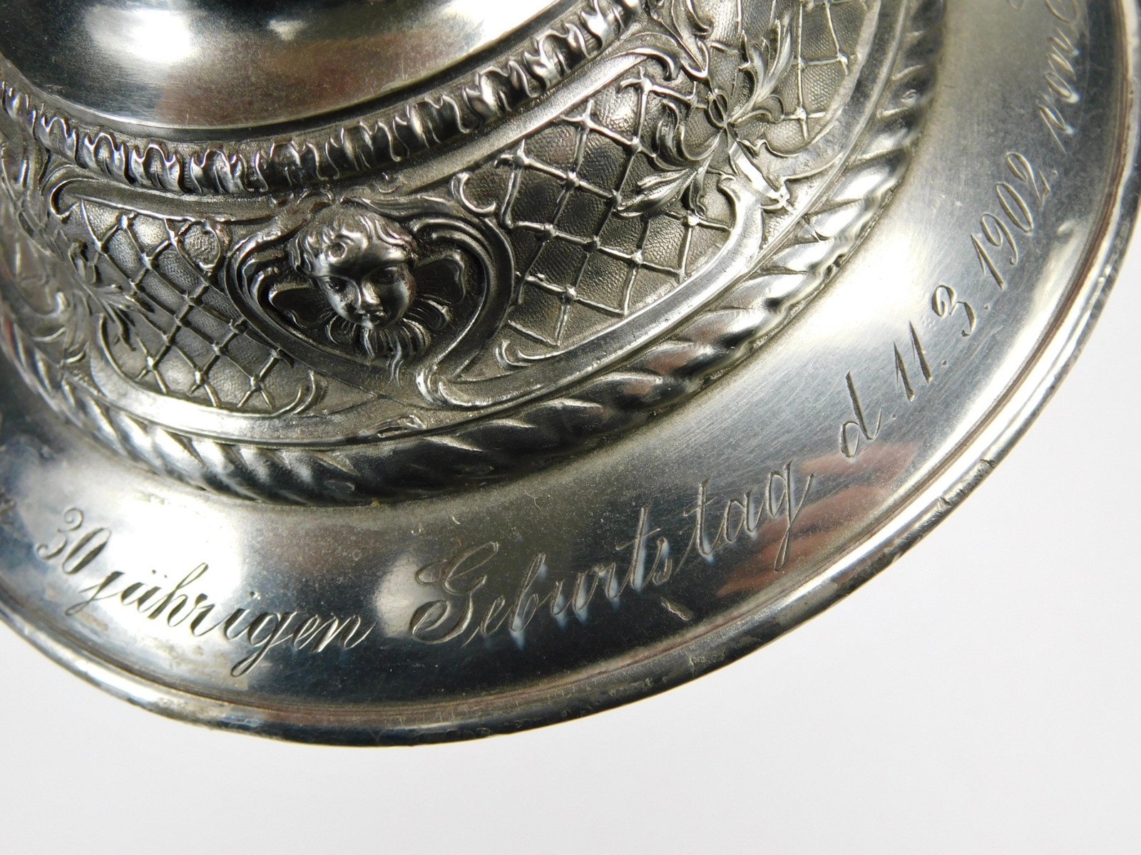 Antique German Germany WW1 Presentation Stein Cup Goblet