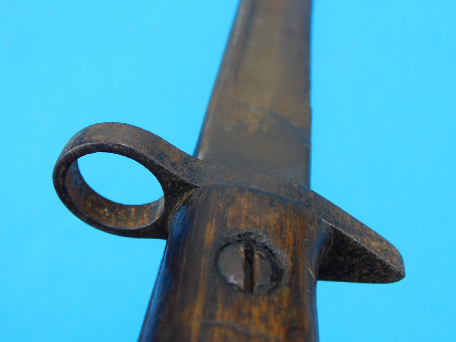 British English WW1 Model 1907 Antique Bayonet Fighting Knife w/ Scabbard