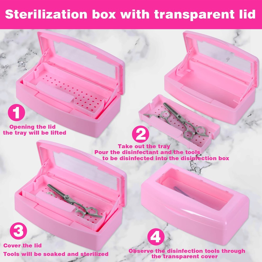 Plastic Sterilizing Tray-Sterilization Tray,Clean Sterilizer Box Storage Orga...