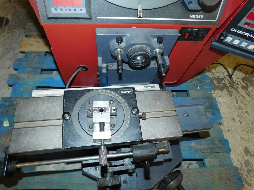 STARRETT PRECISION OPTICAL HB350 QUADRA CHEK 2000 OPTICAL COMPARATOR (#4725)