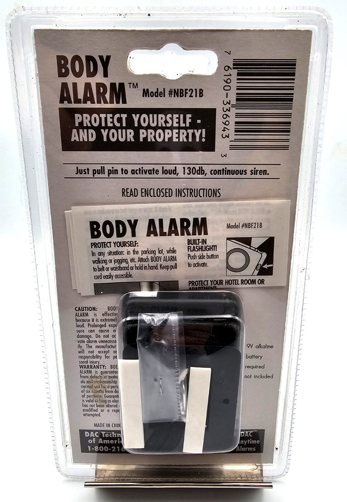 130db Body Alarm DAC Technologies NEW