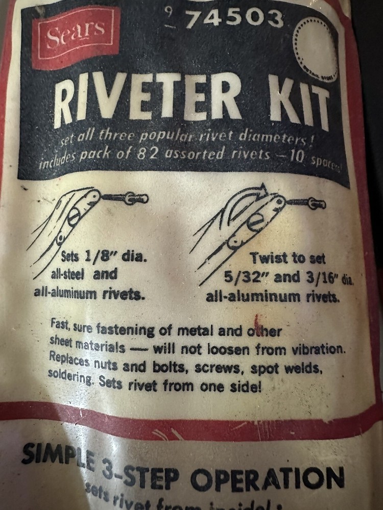 Sears Riveter Tool #74503