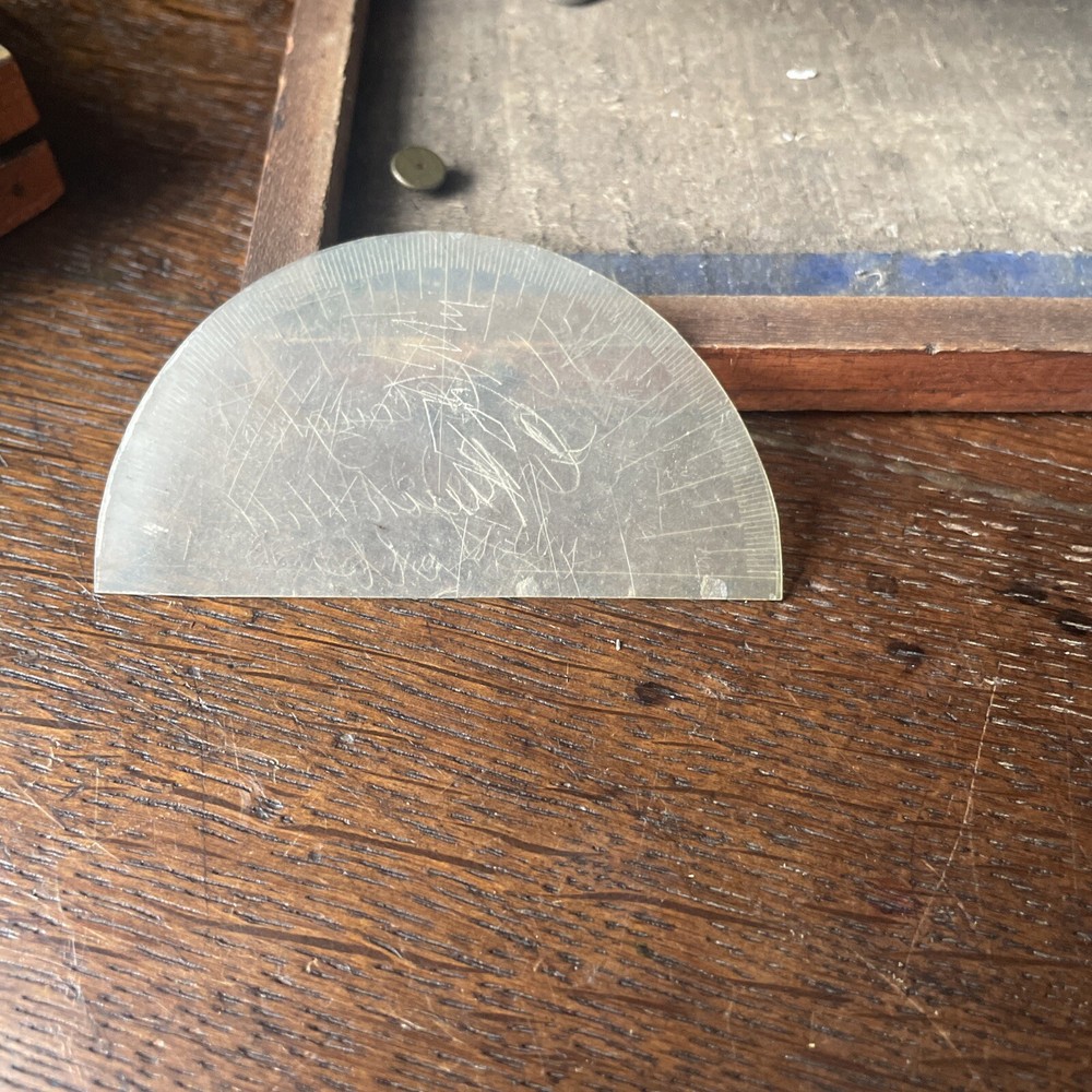 Vintage Drawing Set / Compass Set - Mathmatical Instruments