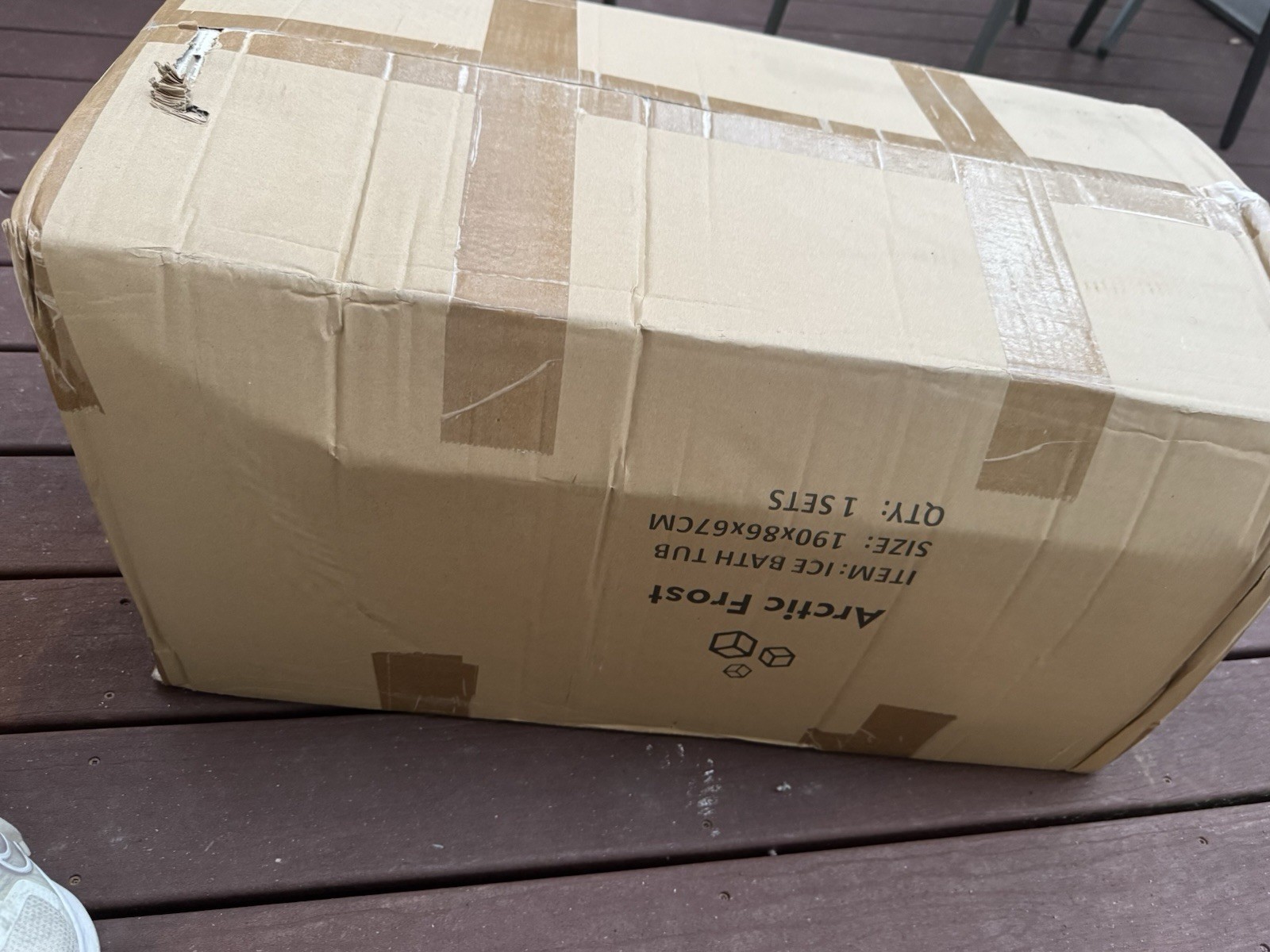 New Large Arctic Frost Portable Ice Bath Cold Plunge Tub with Cover