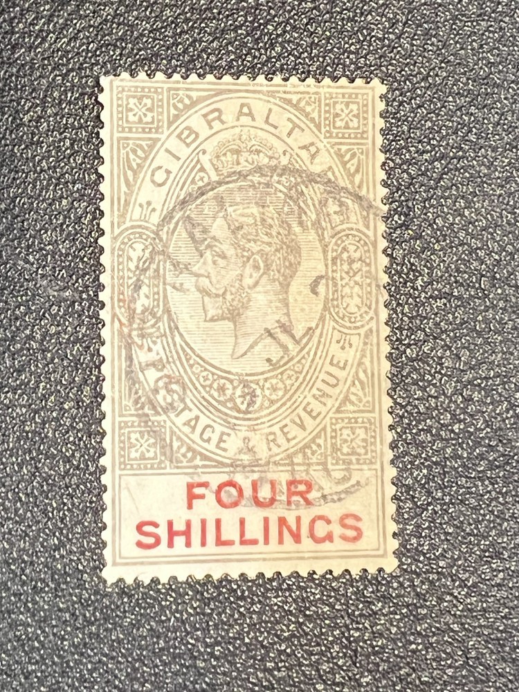 Gibraltar stamp 80 used