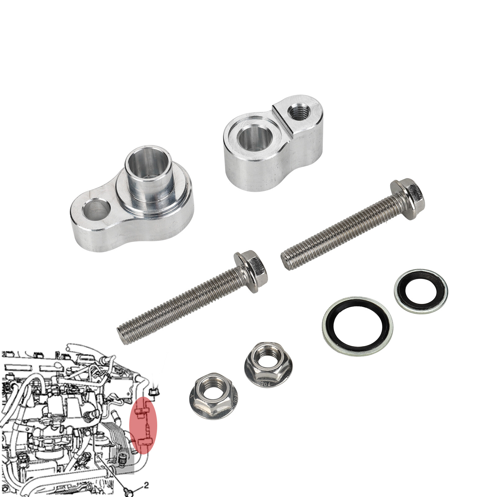 Rear A/C Block Off Kit For 2000-2013 Chevrolet Suburban Tahoe GM Yukon Escalade