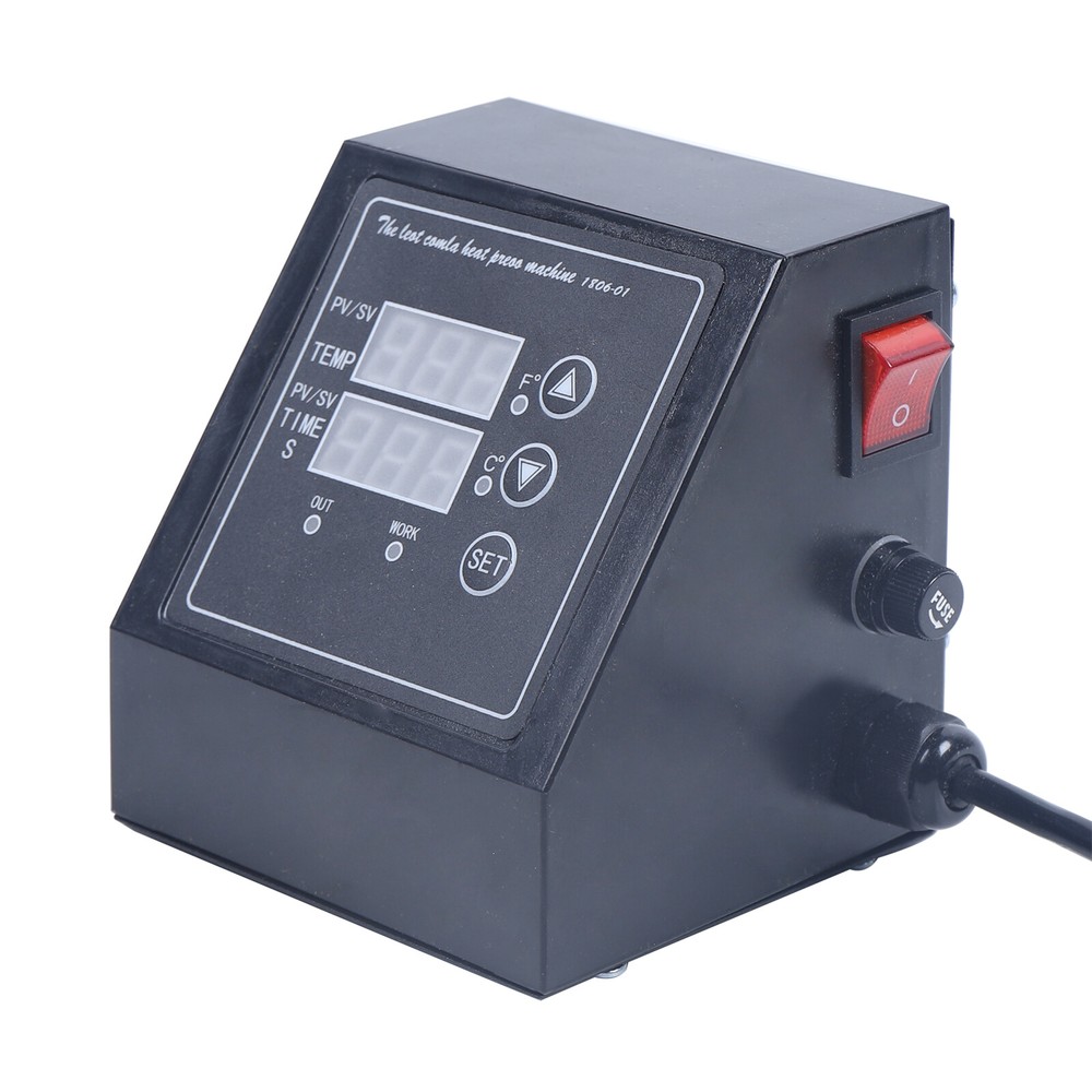 110V Heat Press Control Box Replacement for K-type Heat Transfer Machine LED