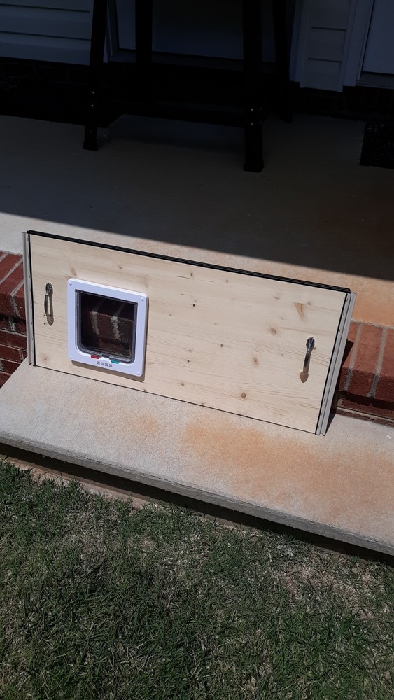 ENERGY SAVER CAT FLAP WINDOW INSERT