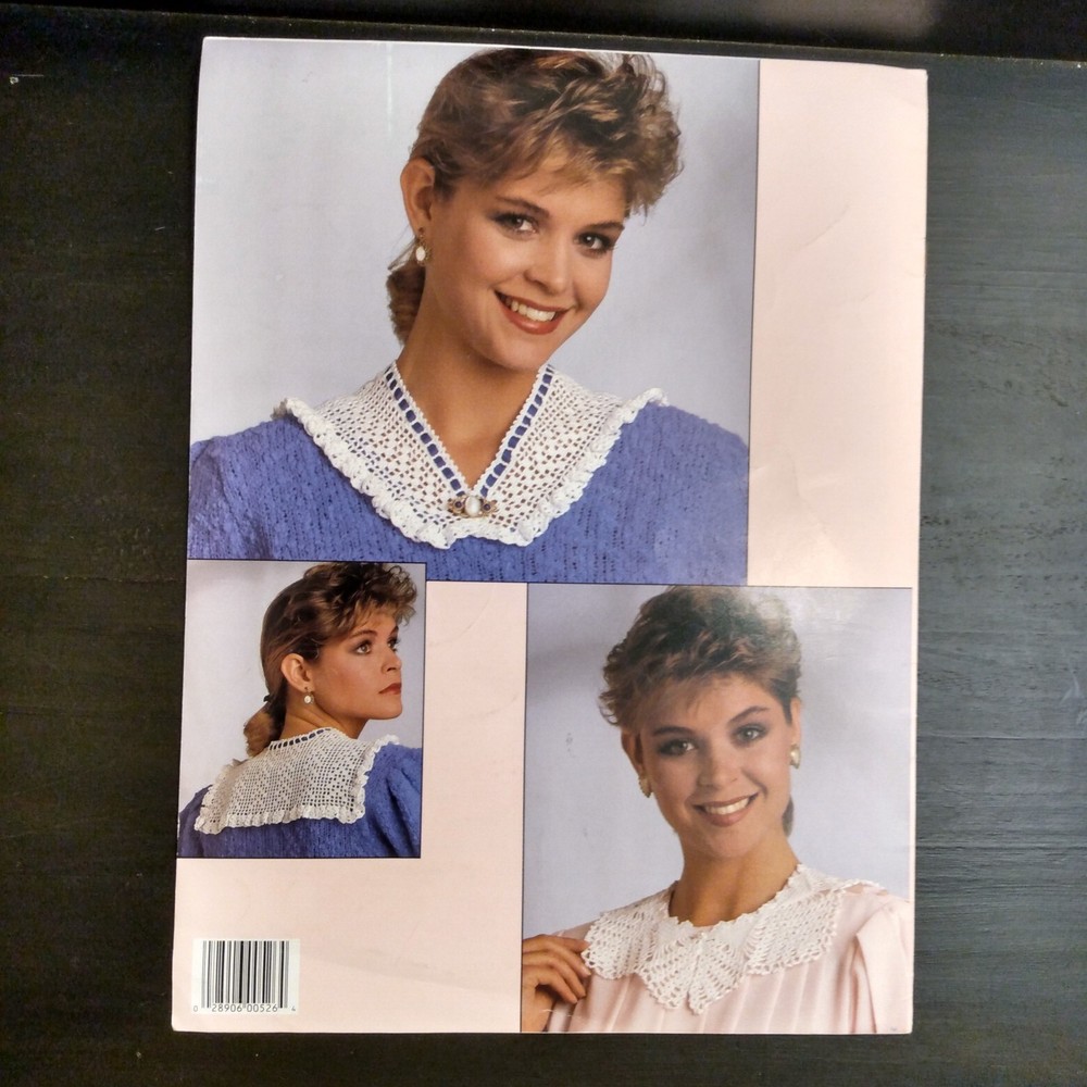 Three Crochet Leaflets/Booklets Of Thread Crochet Patterns For Collars