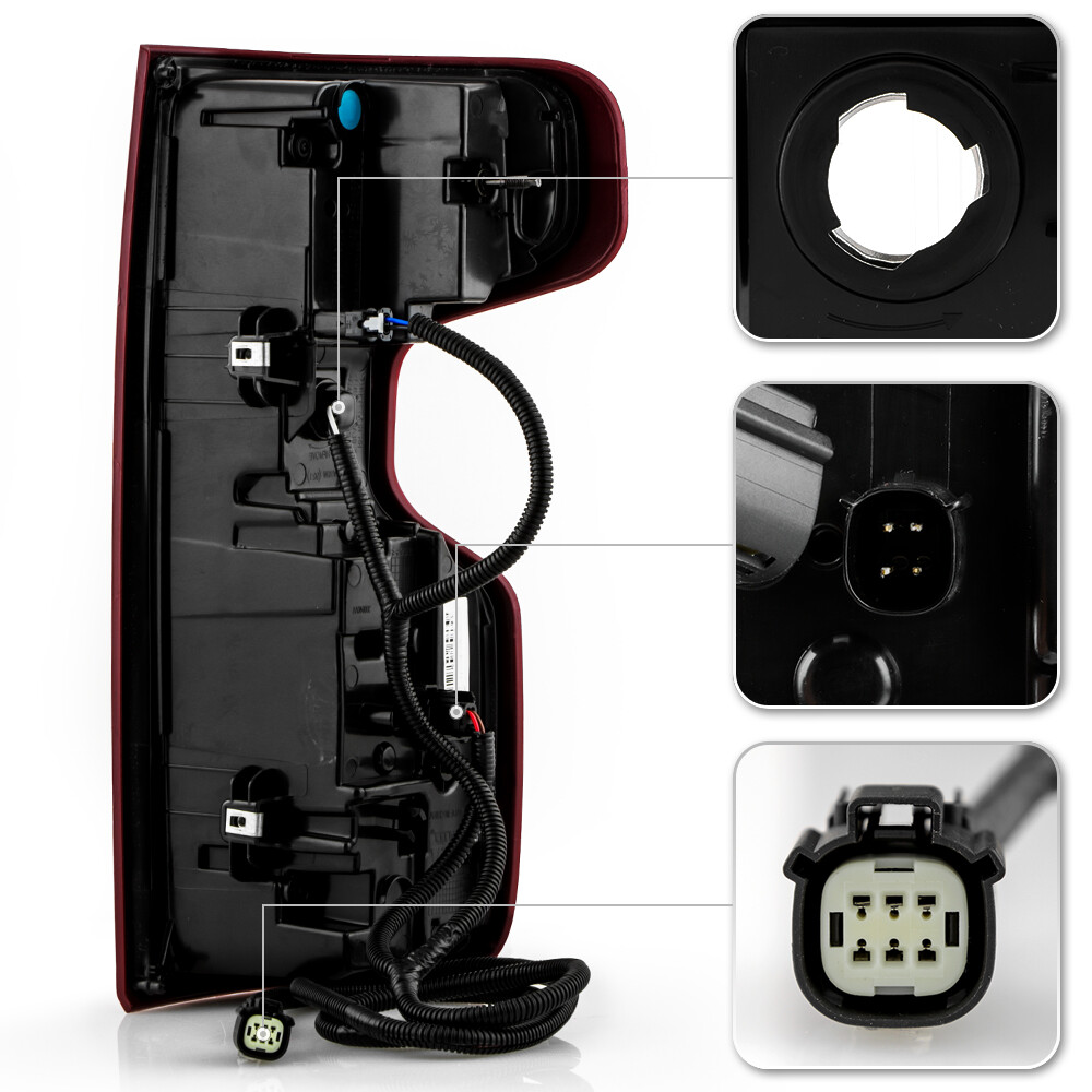 For 2019-2023 Chevy Silverado 1500 LED Taillight Assy W/Bulb Rear LT&RT Pair