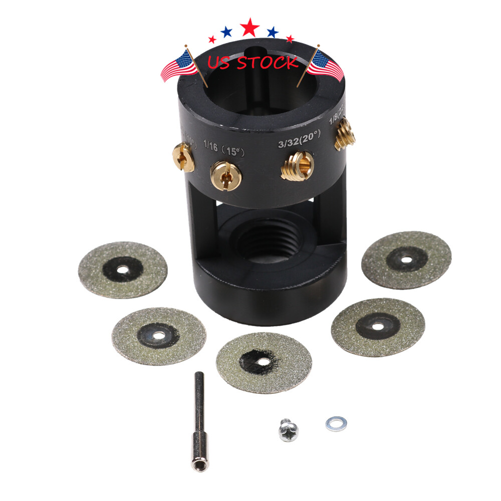 Tungsten Grinder Sharpener Multi-Angle & Offsets Tool Head TIG Welding TGS3412