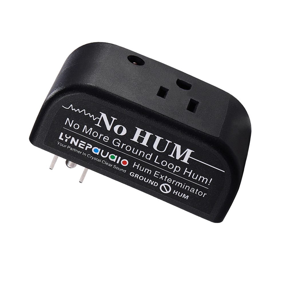 LINEPAUDIO Buzz Eliminator AC Ground Loop Noise Eliminator Plug-In AC Buzz U0U7