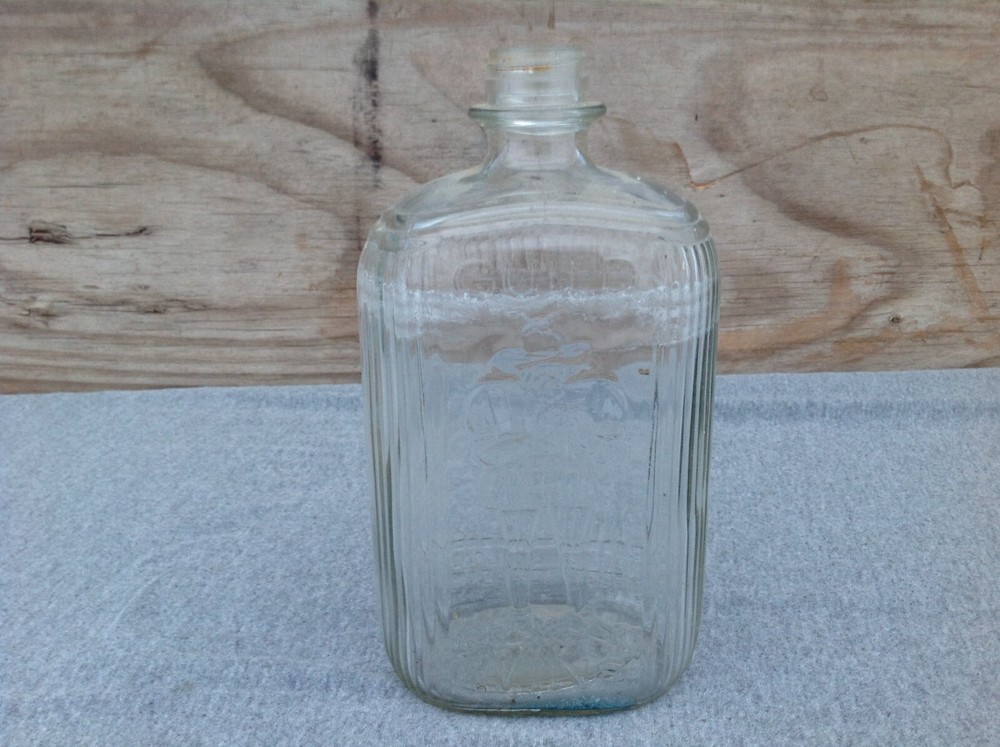 Guild Wine Embossed Glass Bottle