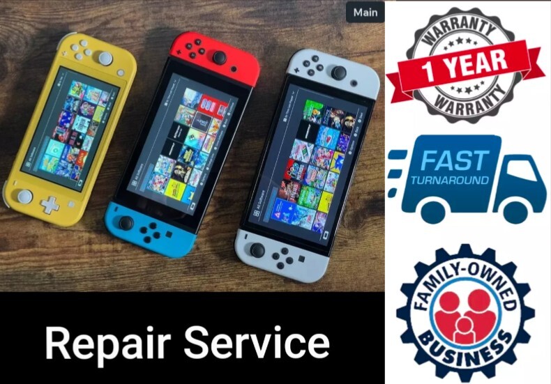 Repair & Return Service Nintendo Switch Motherboard