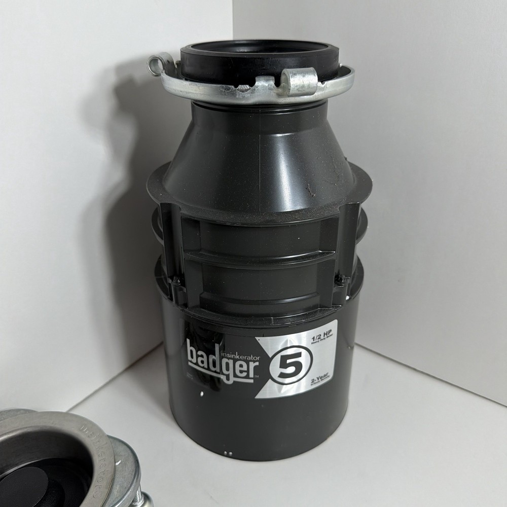 InSinkErator Badger 5 Garbage Disposal, Standard Series 1/2 HP Continuous Feed