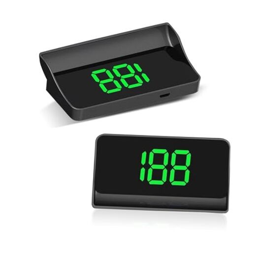 1 PC Heads Up Display, Large Font Digital Speedometer Projector, Plug and