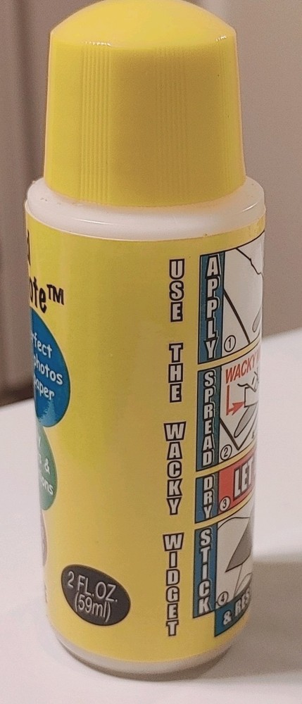 Wacky Tac Repositional Adhesive (2-Pack, 2.0 Oz Bottles) Makes Sticky Notes