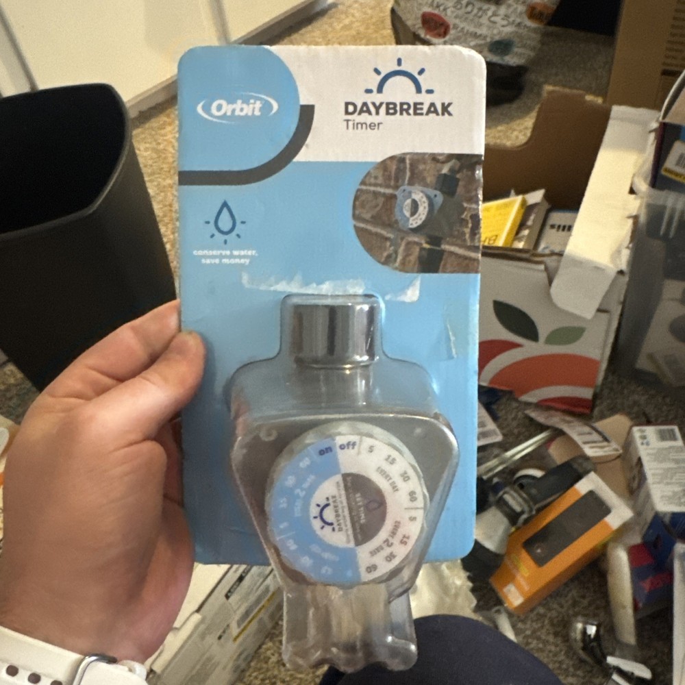 Orbit Single Outlet Hose Watering Timer Daybreak Automatic Gray 62045
