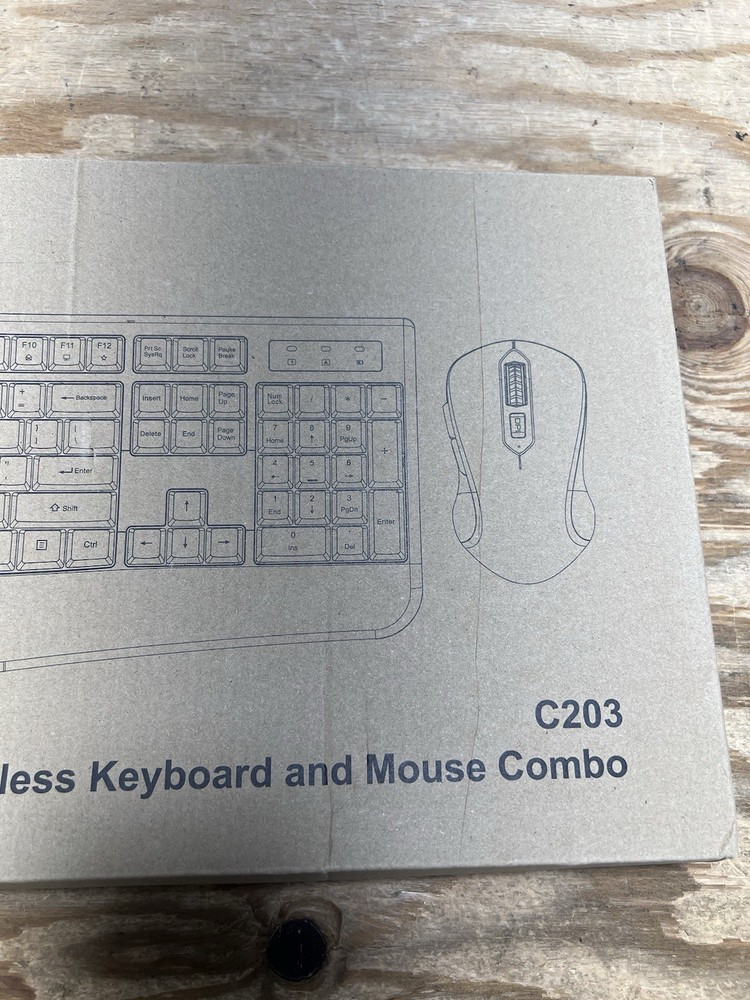 Wireless Keyboard And Mouse Combo C203