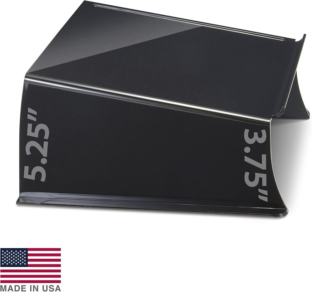 Officemate Telephone Stand, Laptop Black Plastic Computer Riser,