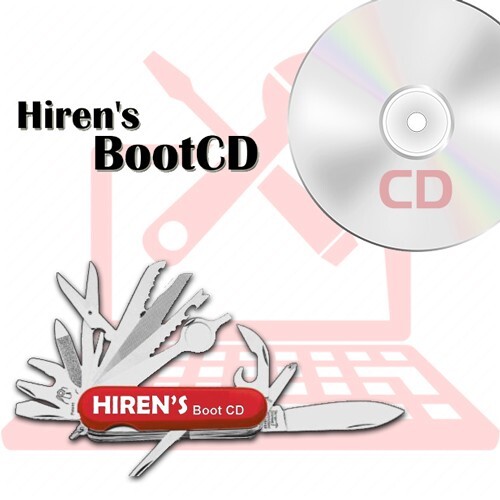 The Original Hiren's BootCD 15.2 LIVE Bootable CD Utility Toolkit