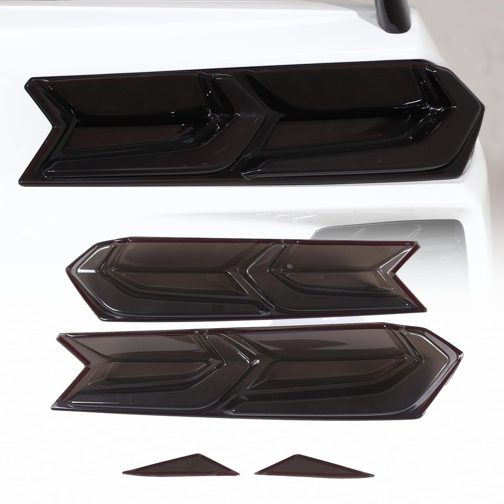 Car Tail lights Cover Compatible with Corvette C8 Stingray Z06 E full coverage