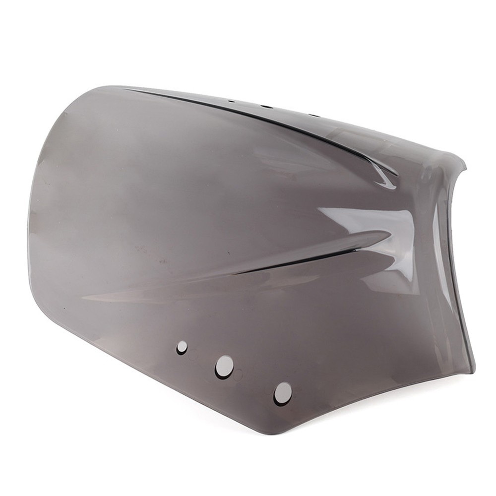 Universal Motorcycle Windscreen Windscreen Deflector Wind Shield Grey