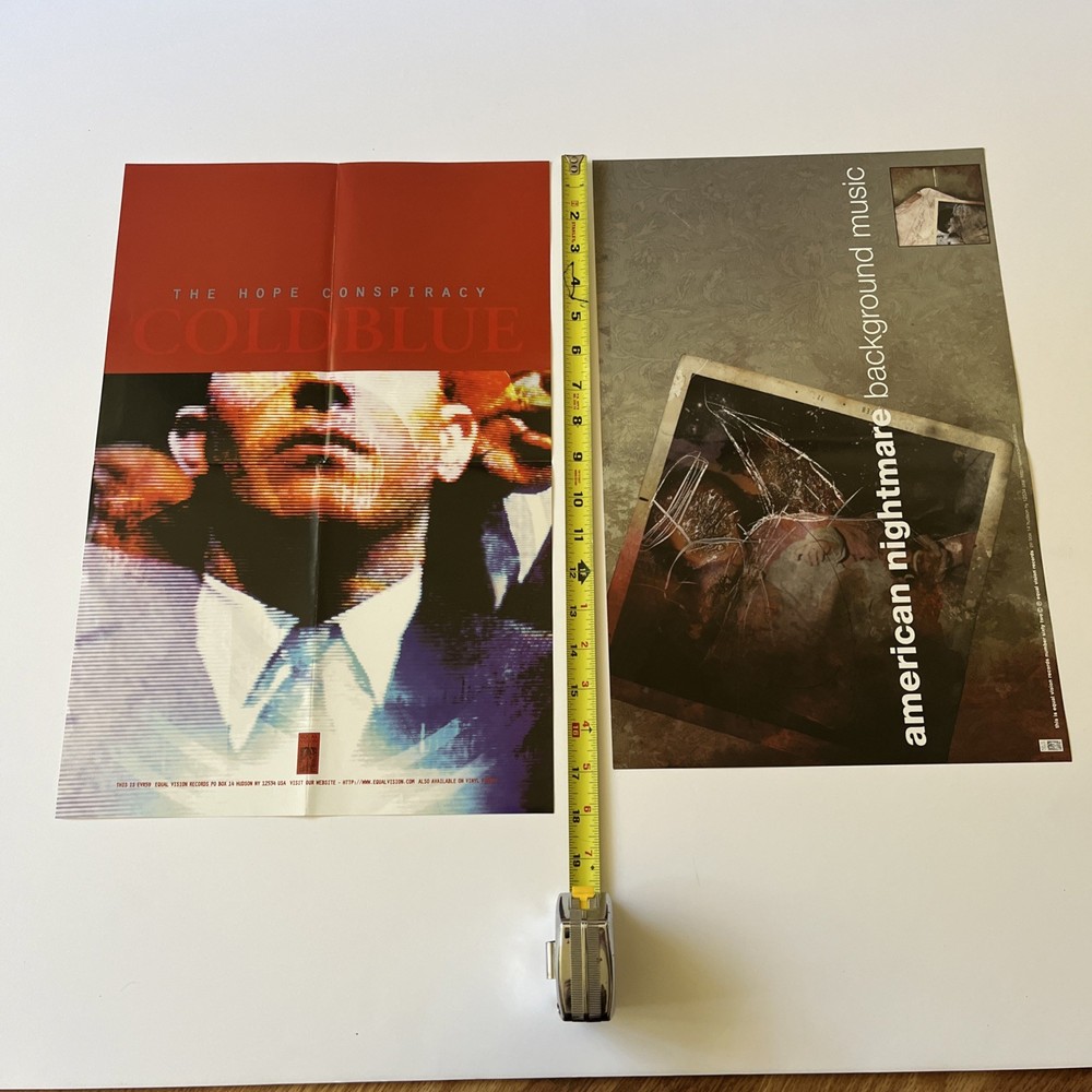 AMERICAN NIGHTMARE Hope Conspiracy Hardcore Punk Posters! Y2K Equal Vision