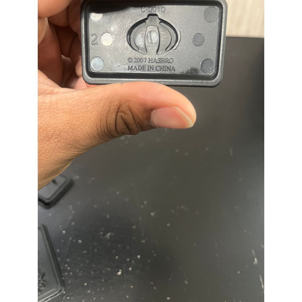 GI Joe Figure Name Plate Display Stand / Base 2007 2008 Code name Storm Shadow