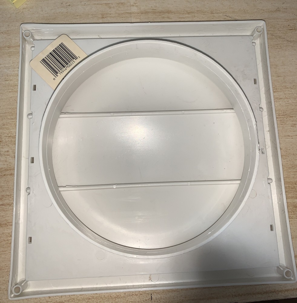 Deflect-o HS6W 6" Intake Vent - White