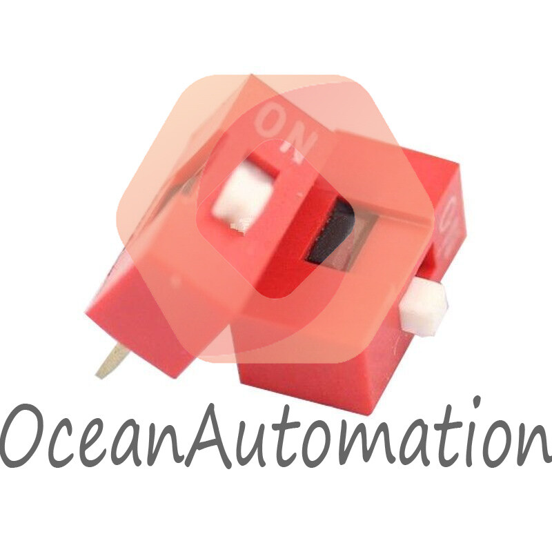 50Pcs Slide Type Switch Module 1-Bit 2.54mm 1 Position Way DIP Red Pitch