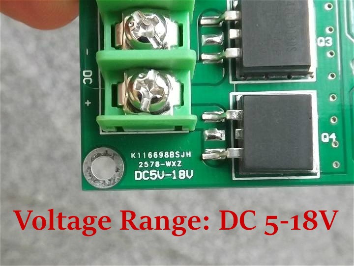 DC 5-18V PWM Motor Speed Controller Board Module Adjustment Potentiometer