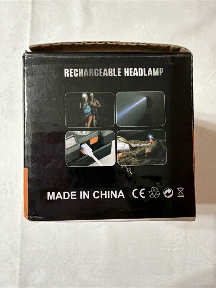 Head Lamp Rechargeable High Power LED Light USB Waterproof