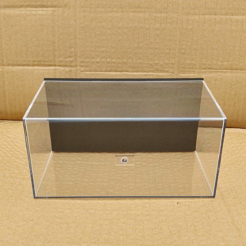 Acrylic Case Motorcycle Model Car Display Boxes Dustproof Storage Box Clear 20cm
