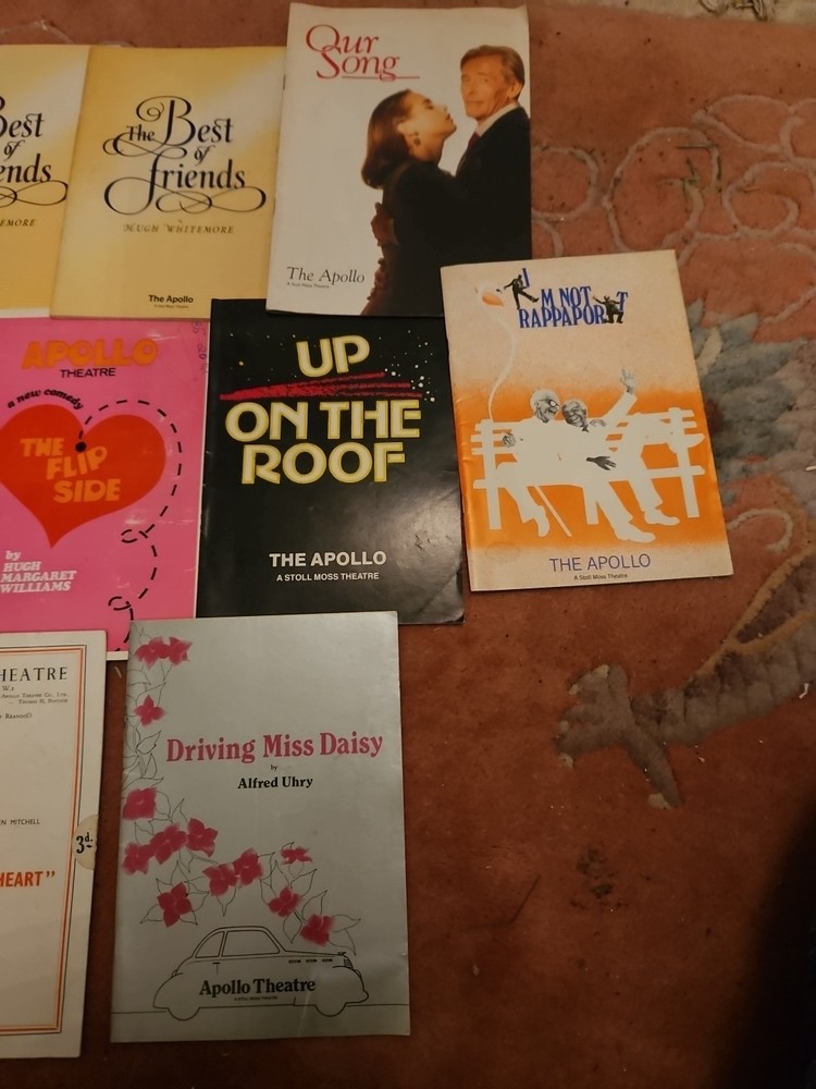 9 'Apollo' Theatre Programmes
