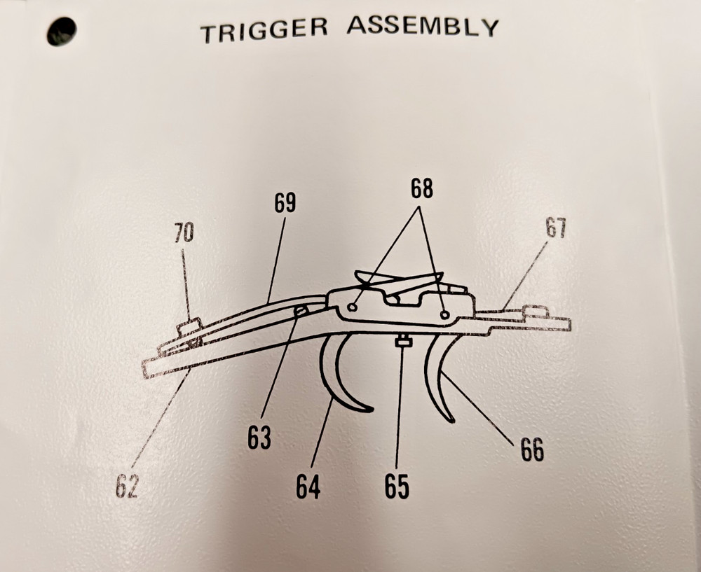 Thompson center Hawkin trigger adjustment screw