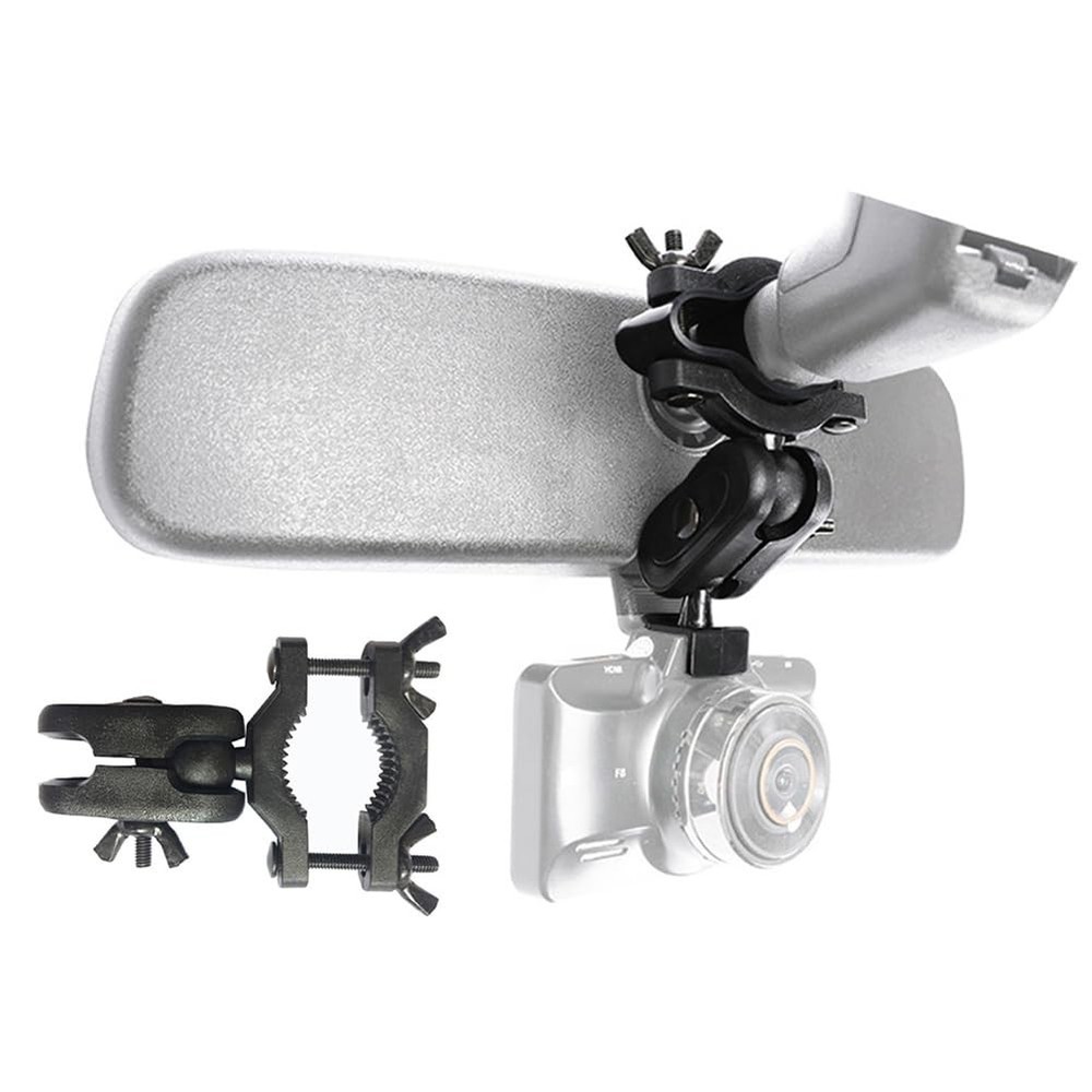 CALIDAKA Car Interior Holder Camera Bracket Auto Driving free size, Black