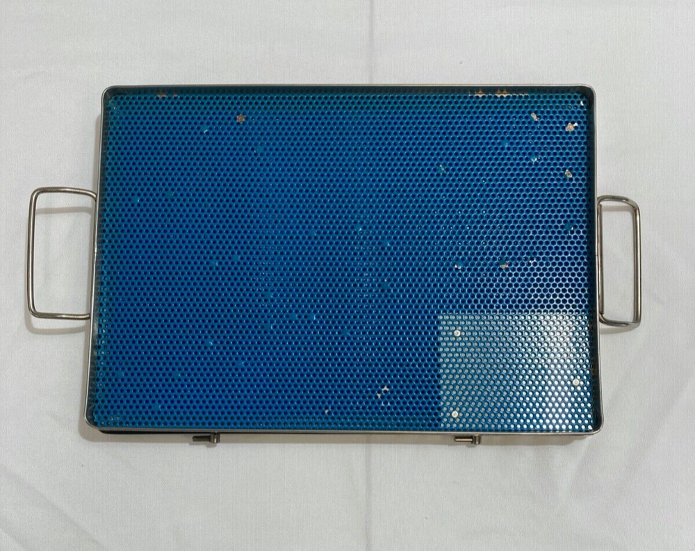 Autoclavable Sterilization Case w Silicone Insert 15" x 10" x 2" General Surgery