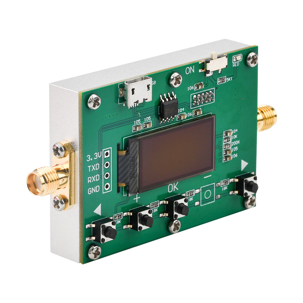 Digital Attenuator 30DB Step 0.25DB OLED Pogrammable Attenuator Module 6Ghz RF