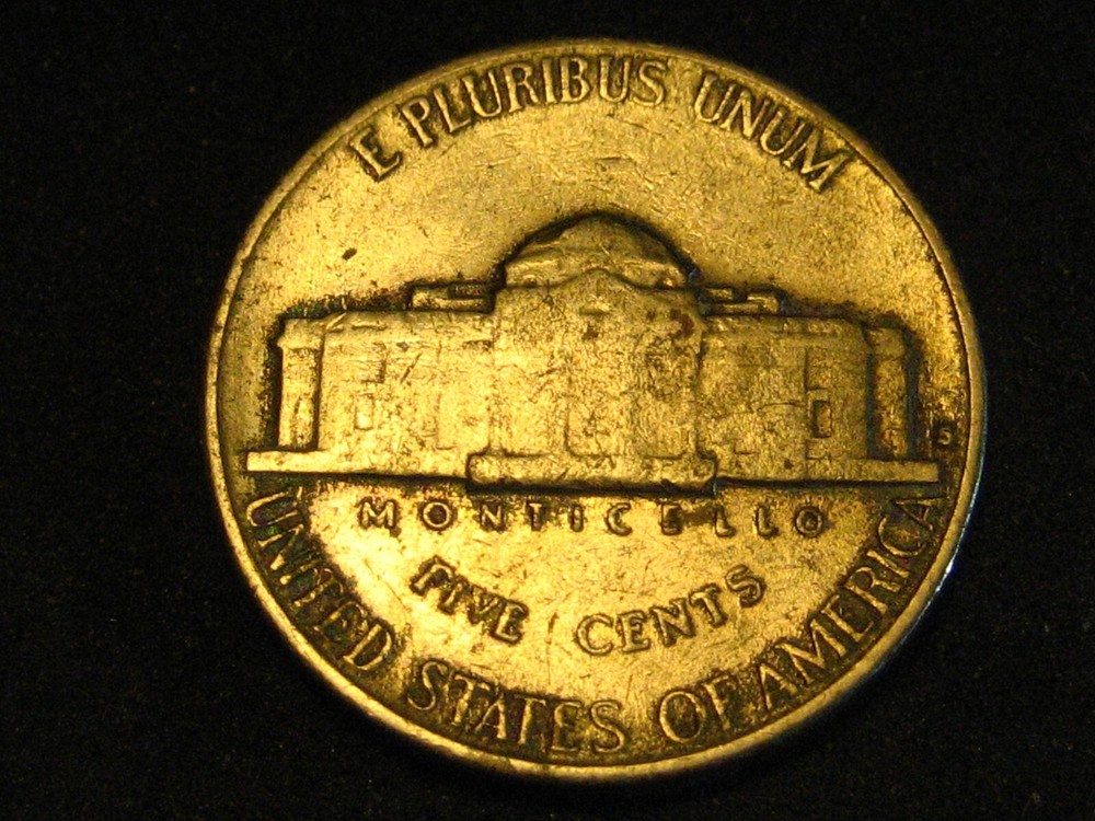 1939-S Jefferson Head Nickel