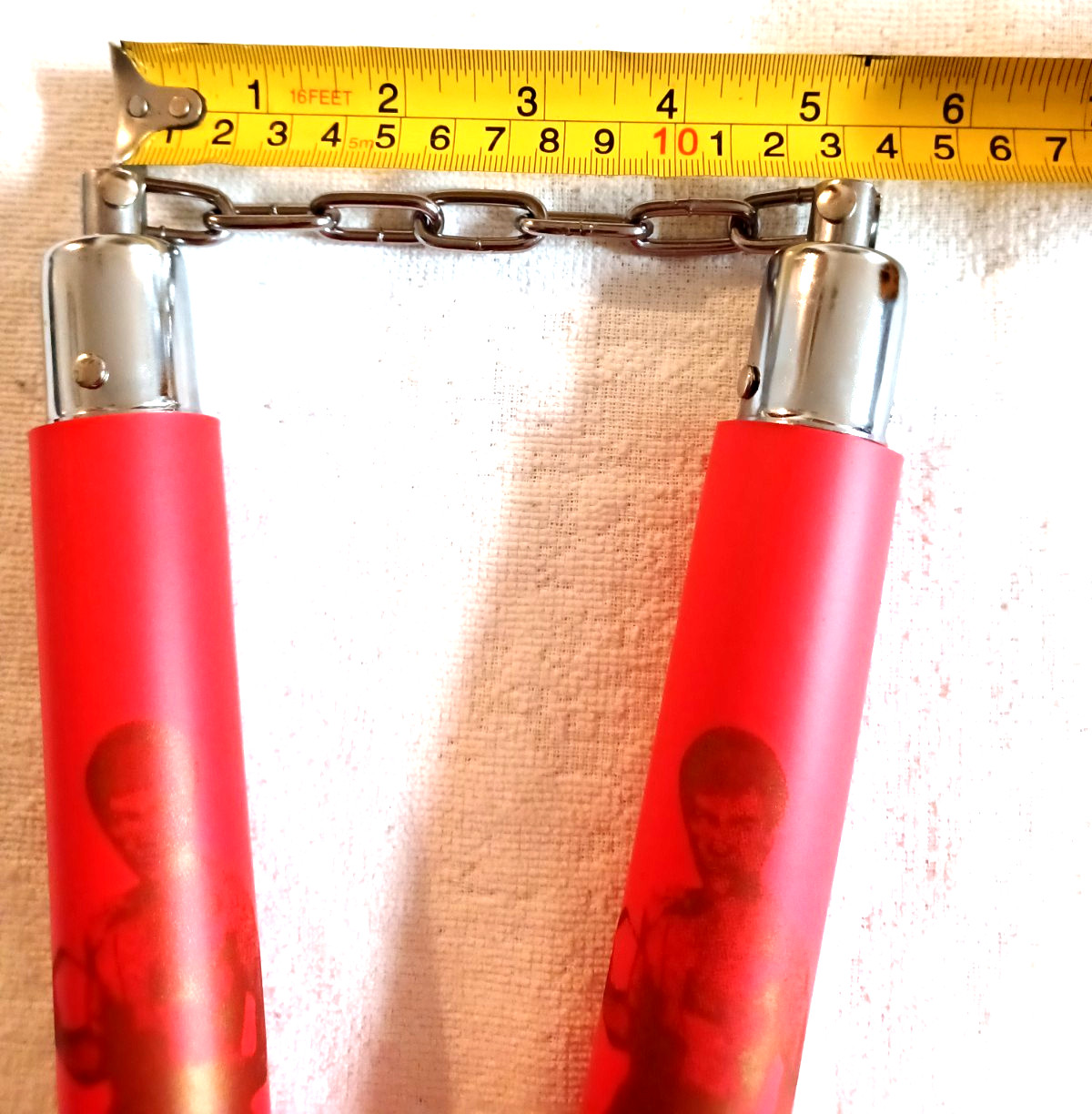 Foam Nunchucks for Martial Art Karate Training - red